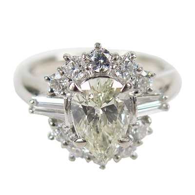 ペアシェイプダイヤ1.0ct メレダイヤ Pt950リング
140,000円買取