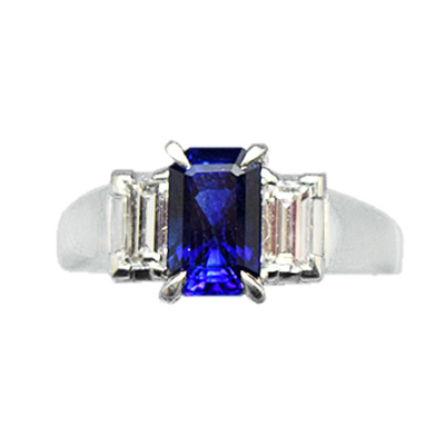 中石1.5ct メレダイヤ0.4ct Pt900リング 70,000円買取